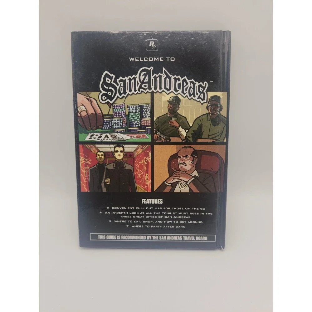 GTA San Andreas PC City Guide Manual Book Rockstar Games Map Guide